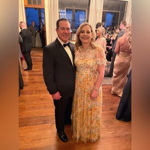 Needle & Thread floor length dress